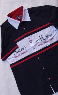 NWT (S,M,XL) Mens Trueno St. Tropez Yacht Club Shirt Short Sleeve