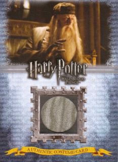 Harry Potter Half Blood Prince HBP   ALBUS DUMBLEDORE COSTUME CARD 
