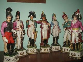Napoleons Marshal Lannes, Capodimonte porcelain figurine by Di Pietro 