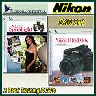 Blue Crane Digital Nikon D40/D40X DVD 2 Pack w/ Speedlight Camera 