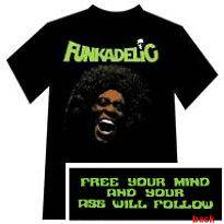 Funkadelic   Free Your Mind   2X   XX Large T Shirt