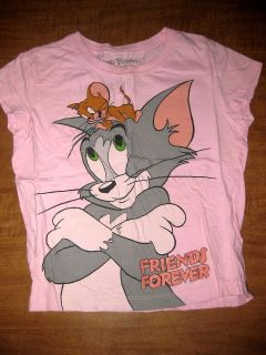   youth lrg MGM cartoon Chuck Jones T shirt mouse size 10 12 pink tee