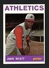 1964 Topps Baseball #108 John Wyatt (Athletics) EXMT