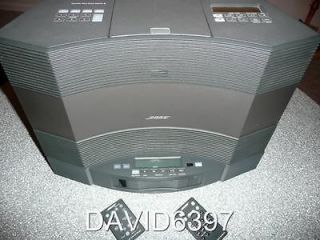 BOSE ACOUSTIC WAVE MUSIC SYSTEM II W/ 5 DISC CHANGER IN GRAPHITE GRAY 