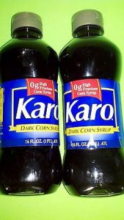 Karo DARK CORN SYRUP ( 0g High Fructose Corn Syrup ) 2 x 16 FL.oz