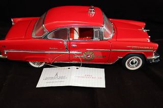 Franklin Mint 1955 Chevrolet Bel Air Fire Chief Special New in 
