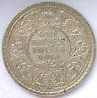 India British 1918 George V Rupee Silver Coin