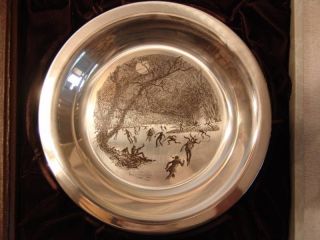 75 Franklin Mint James Wyeth 4th Sterling Silver Plate