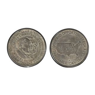 Half Dollar, 1954, Booker T. Washington and George Washington Carver 