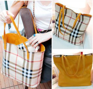 New designer Reversible Yellow Strap Pu Handbag Shoulder bag With 