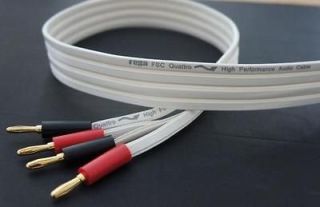 Rega FSC Quattro 4 core Bi Wire Speaker Cable 2 x 2.5m Terminated 2 to 
