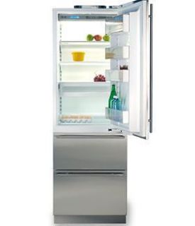 Sub Zero 700TC 27 Built in Bottom Freezer Refrigerator Hinge Left