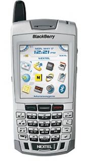 Brand New Nextel BlackBerry 7100i Silver Bluetooth GPS Phone Free Fast 