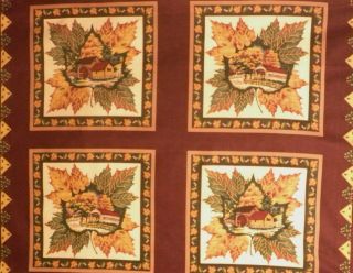   Maple Leaf Junction 4 fronts Fabric 16 Great bright Fall colors