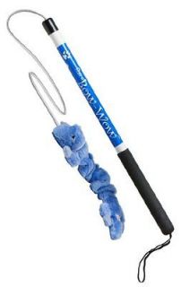 The Bow Wow Flirt Pole Jr. Dog Exercise Toy with Blue Zanies Bungee 
