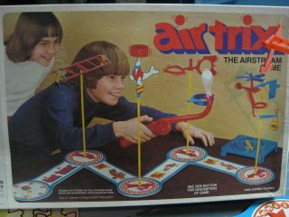 Vintage 1976 Milton Bradley Airtrix Airstream Game Toy Fun AS IS