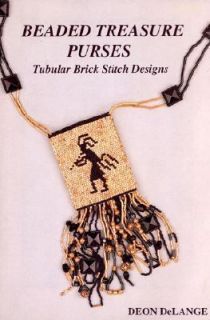 Beaded Treasure Purses Tubular Brick Stitch Designs by Deon DeLange 