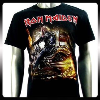 Iron Maiden Heavy Metal Rock Punk T shirt Sz XL Biker Rider