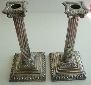 ENGLISH Sterling SILVER Candlesticks GEORGE III 1760