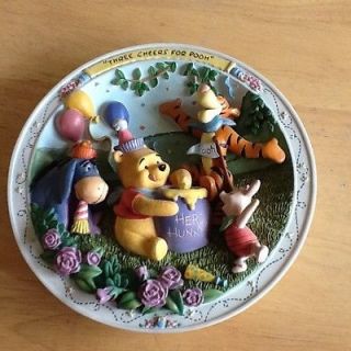 Three Cheers For Pooh Winnie The Pooh Plate Bradford Exchange