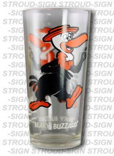 Beaky Buzzard Pepsi Cola Drinking Glass Character Collector Cartoon 