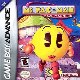 Ms. Pac Man Maze Madness (Nintendo Game Boy Advance, 2004)
