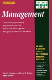 Management by Bruce H. Charnov and Patrick J. Montana 2000, Paperback 