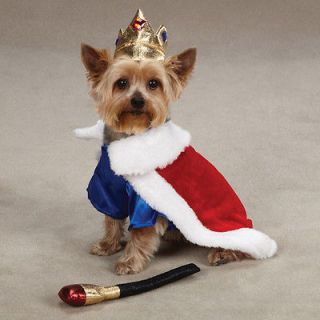 Dog Halloween Costume ROYAL PUP King Clothes Clothing Shirt Includes 