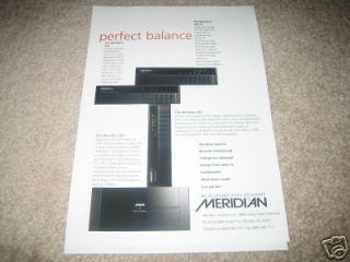 Meridian 566,508.20,502​,557 Amp/CD Ad from 1996