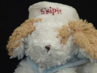 BUNNIES BY THE BAY SAILOR OUTFIT BABY BOY BLUE PUPPY DOG SKIPIT PLUSH 