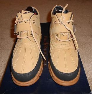 New Polo Ralph Lauren Mens Dover II Wheat Nubuck Boots/Shoes US 11D