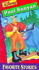 Disneys Favorite Stories   Paul Bunyan Little Hiawatha VHS, 1995 