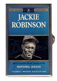 JACKIE ROBINSON BASEBALL 49 BROOKLYN DODGERS Guitar Pick or Pill Box 