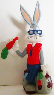 Bugs Bunny in Sunglasses Figurine Looney Tunes 3 1/2 inch Plastic Mini 