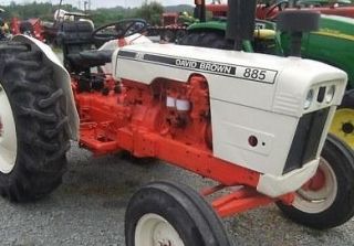 David Brown CaseIH Tractor 885 Hood Decal Set