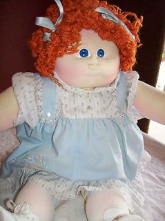   1983 Cabbage Patch Kids The Little People Soft Sculpture Red Hair Doll