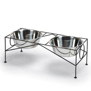 ProSelect Classic Metal Raised Elevated Dog Pet Diner Food Water 2 