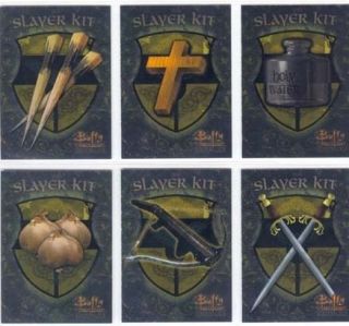 Buffy The Vampire Slayer Season 1 Complete Chase Card Set Slayer Kit