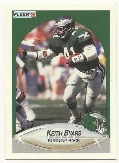1990 Fleer #80 Keith Byars   Eagles