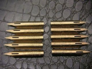 Newly listed 10  NIBS  NEW #99 HUNT DRAWING ROUND POINTED PENS.