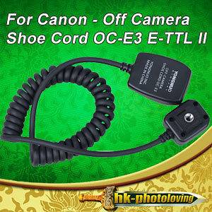 Newly listed E TTL Off Camera Shoe FLASH SYNC Cord Cable for Canon OC 