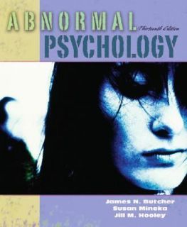 Abnormal Psychology by Jill M. Hooley, James N. Butcher and Susan 