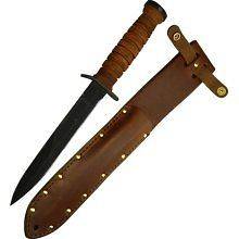 NEW ONTARIO 8155 MILITARY TRENCH COMBAT KNIFE USA MINT NEW WITH SHEATH 