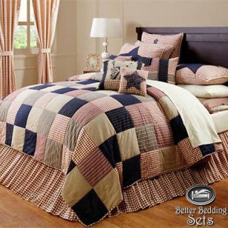   Patriotic Freedom Flag Twin Queen Cal King Quilt Bed Bag Bedding Set