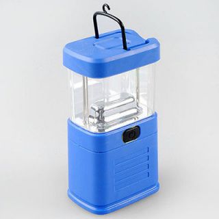 Blue 11 LED Lantern Light Lamp for Camping Fishing Reading Caving 