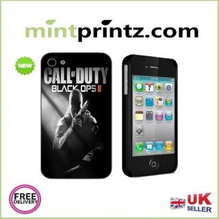 CALL OF DUTY Black Ops 2 CASE Xbox 360 PS3 for iPhone 4 4S HARD 