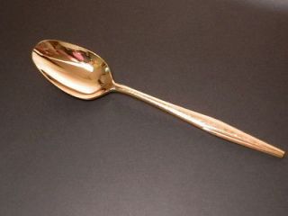 FREE US SHIPPING FLORENTINE GOLD PLATED 7 3/4 OVAL SOUP SPOON(S) NEAR 