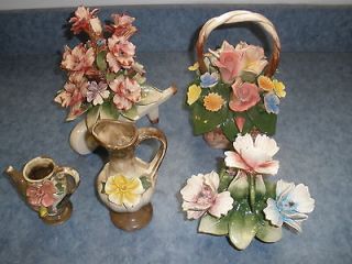 capodimonte flowers in Pottery & Glass