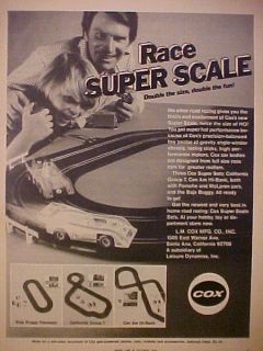 1973 Cox Super Scale Model Racing Slot Cars~Baja Buggy Raceway Boys 