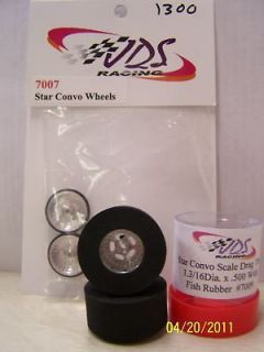 JDS Star Convo Drag Racing Tire Set 1 3/16 x.500 WOW